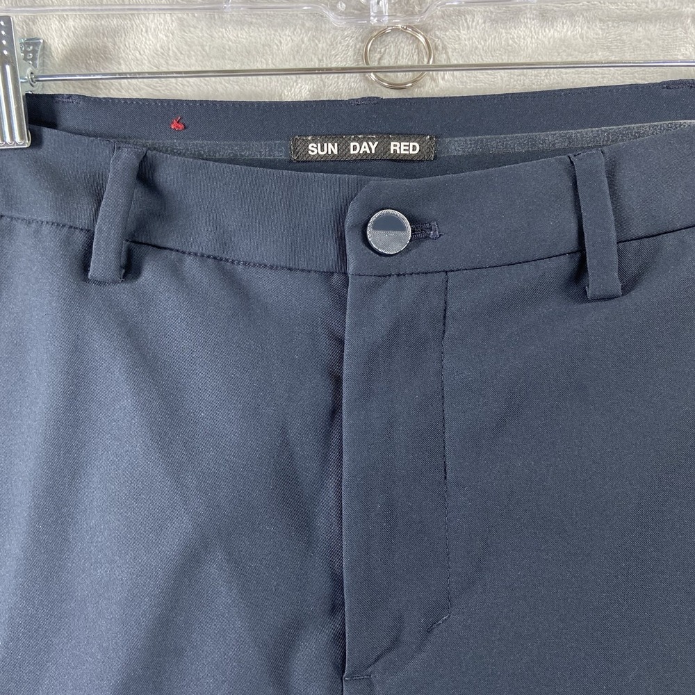 Sun Day Red Pants men's 34x29 Performance Golf Chino Tiger Woods Minimal Outdoor - Picture 3 of 14